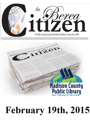 cover image of The Berea Citizen 2015 02/19